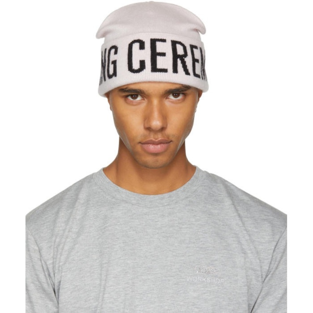 Opening Ceremony Light Pink Statement Beanie - image 5